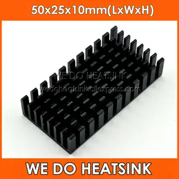 

WE DO HEATSINK 10pcs 50x25x10mm Aluminium Radiator Heat Sink Heatsinks Cooler