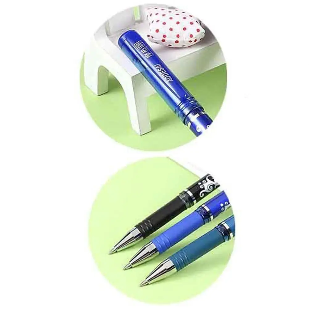 0,5 мм стираемая ручка заправка 0,5 мм синие/черные/темно-синие чернила Волшебная Шариковая ручка для школы офисные принадлежности для письма R20