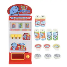 Новая детская игрушка автоматический Монетный торговый автомат моделирование торговый дом детский набор Новинка ролевая игра