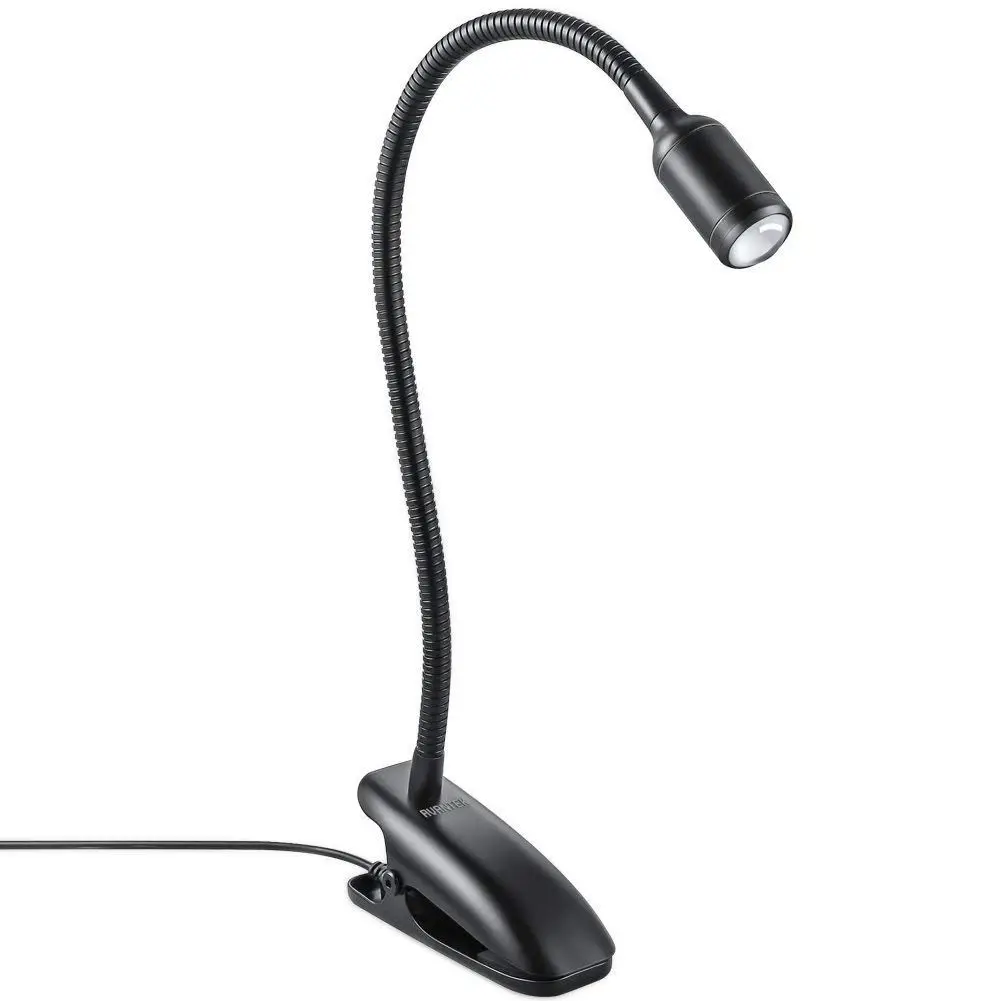 

LED Clip on Book Light, Full Touch Control, Stepless Dimming, 360 Degree Adjustment, Portable Desk Light with Eye Protect