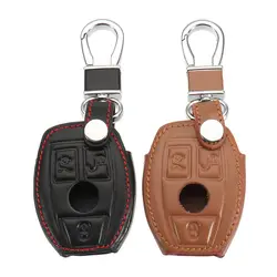 Автомобиль кожаный чехол для ключей Key Holder Обложка для Mercedes-Benz W124 W202 W 210 W210 W211 W204 Cls CES Clk Cla Slk Ml класса