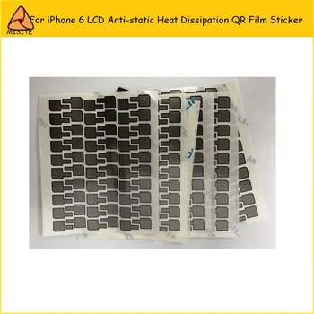 

1000pcs /lot Anti-static Heat Dissipation Film Sticker for iPhone 6 LCD Screen Assembly QR Code Sticker Part