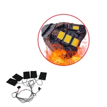 USB Заряженные теплые пасты колодки водостойкое углеродное волокно нагревательная площадка безопасный портативный обогрев грелка коврик для жилета