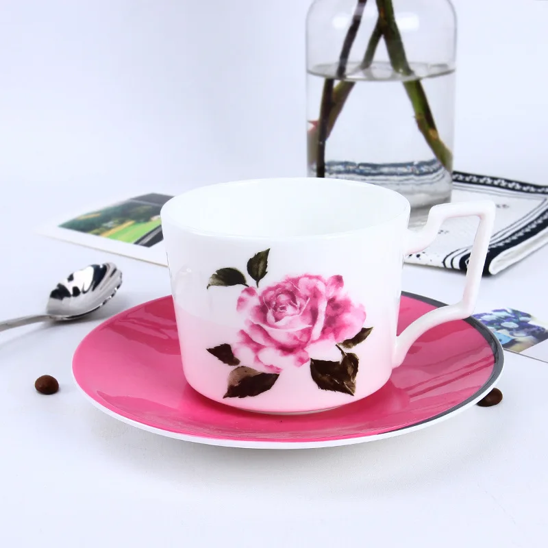 Европейский костюм для кофейных чашек Bone China английский стиль набор