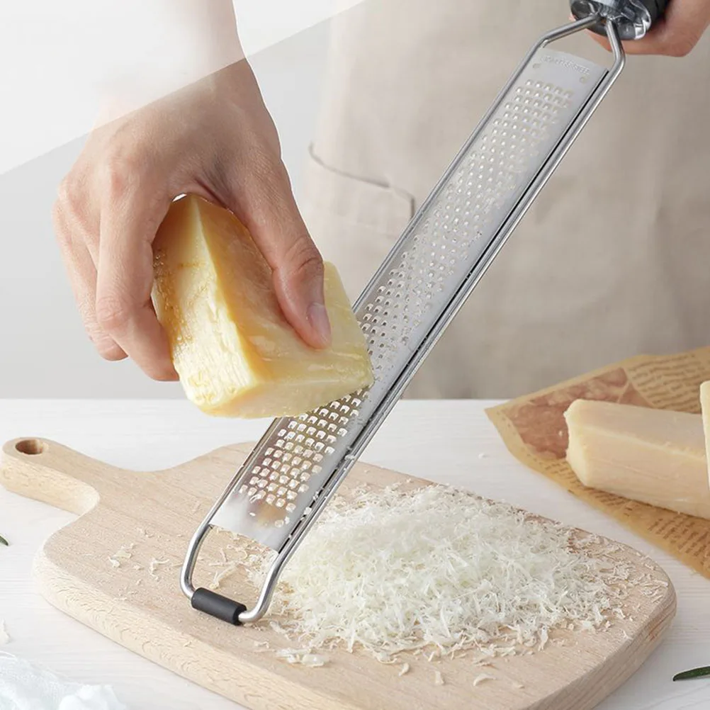 

2pcs Cheese Grater Stainless Steel Fruits Grater with Non-slip Handle and Dust Cover for Lemon Potato Ginger