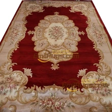 Шерстяной французский ковер из толстого плюша, сделанный на заказ, 6,5" X 9,84" shd-6 395a gc85savyg28