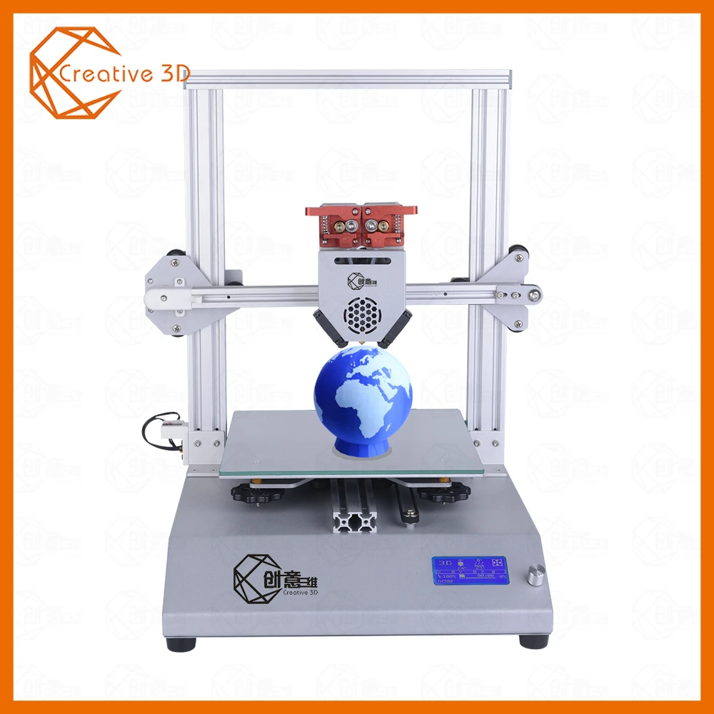 Creative3D C01 двухцветная i3 Тип 3D принтер, печать размер 250 мм* 250 мм* 250 мм DIY kit 3dprinter