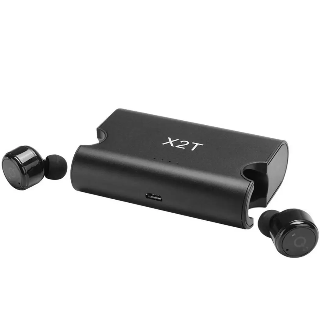 X2T Беспроводная bluetooth-гарнитура 4 2 наушники-вкладыши 85mah x вилки с 1H 10m 1500mah зарядным
