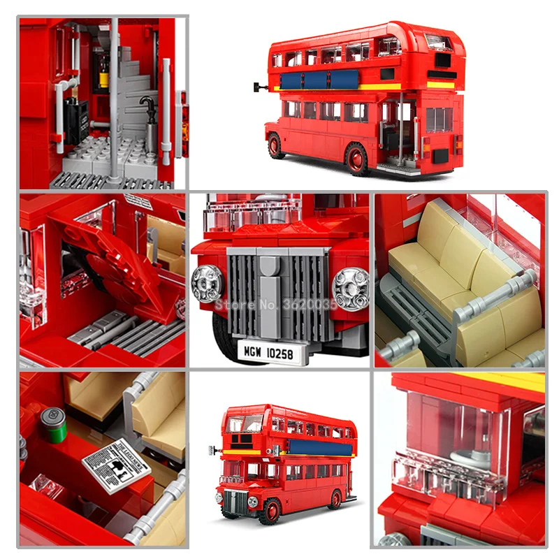 City London Traffic Double Layer Building Blocks Bus Technology Series Give Your Child The Best Gift Choice Toy With Legoinglys