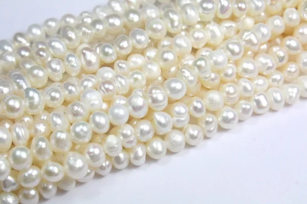 Beautiful Beads 4mm White Jewelry Supplies | Украшения и аксессуары