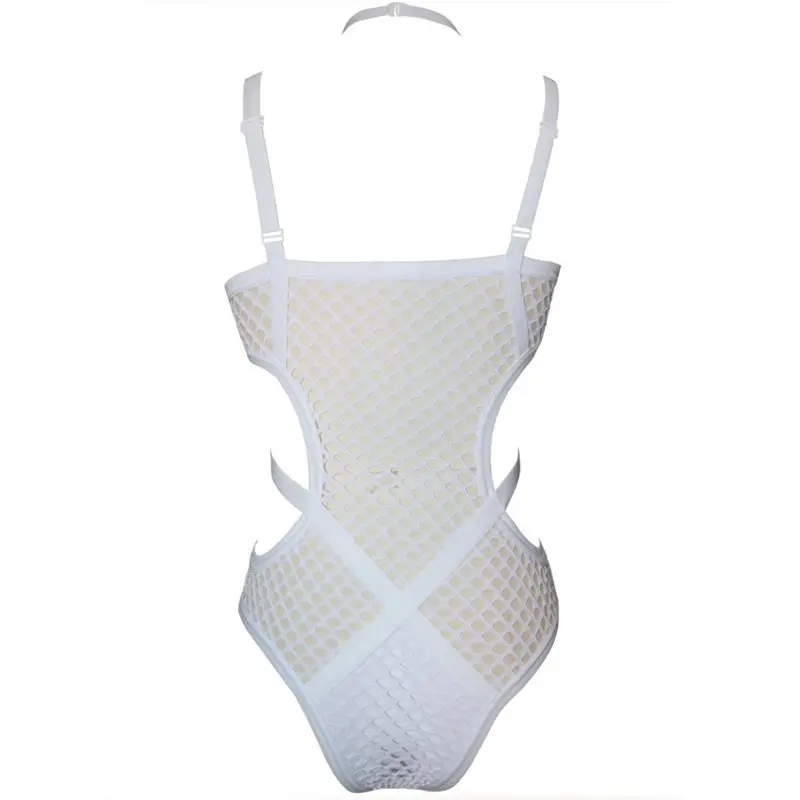 Rosetic Women Black Sheer Knit Net Mesh Sexy Women Swimwear One Piece Swimsuit Female Bather Bathing Suit Swim Halter Rosetic Women Black Sheer Knit Net Mesh Sexy Women Swimwear One Piece Swimsuit Female Bather Bathing Suit Swim Halter