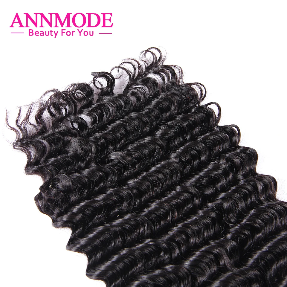 Inaidan Deep Wave Weave Bundles 100% Human Hair 8-28 inch Remy Hair Extensions Free Shipping Annmode