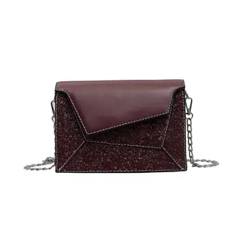 

Women'S Fashion Small Square Bag Diagonal Package Chain Sequin Shoulder Bag