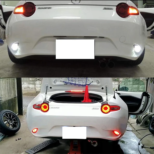 마쓰다 MX-5를 위한 안전하고 세련된 JDM 스타일 LED 백업 및 안개등