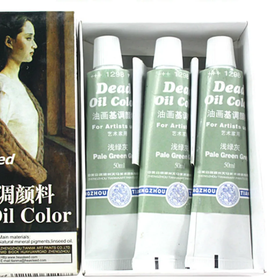 Günstige 25ml 15 farben ölgemälde pigment kunst liefert färbung student farben zeichnung werkzeuge Basis papier Leinwand