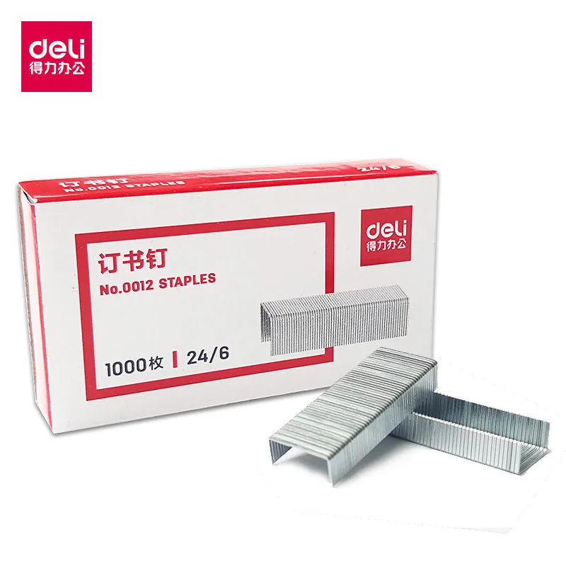

1000 / Box Metallic Silver 24/6 Staples Office Staples Finance Universal Staples Office Stationery School Supplies
