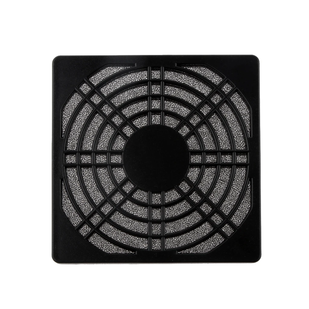 

New 92mm Fan Dust Filter Dustproof Screen PC Computer Case Mesh PC Case Plastic Fan Dust Sponge Filter Black