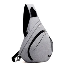 Большая вместительная нагрудная сумка для мужчин, нейлоновая сумка-слинг, повседневные сумки через плечо для короткой поездки