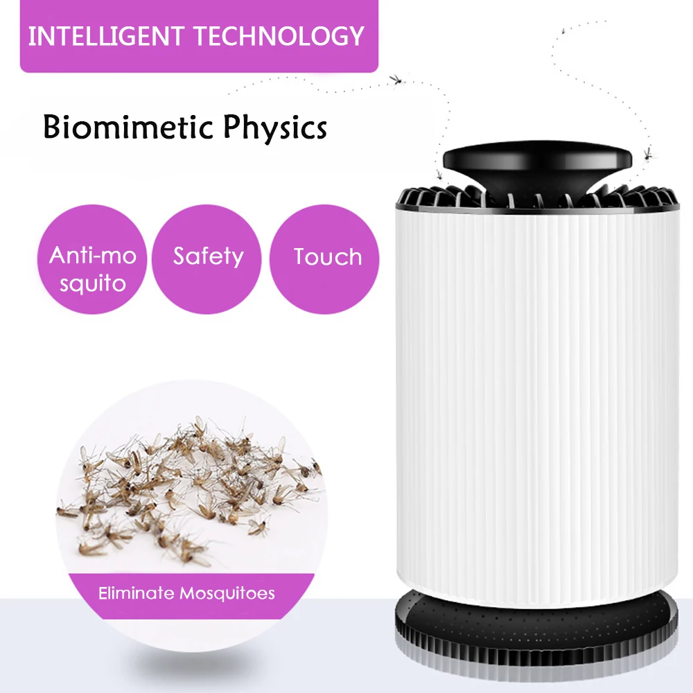 Интеллектуальный фотокатализатор, светодиодный, фиолетовый светильник, лампа от комаров, отпугивающая насекомых, ловушка, светильник, УФ-светильник, ловушка для уничтожения, лампа, Прямая поставка