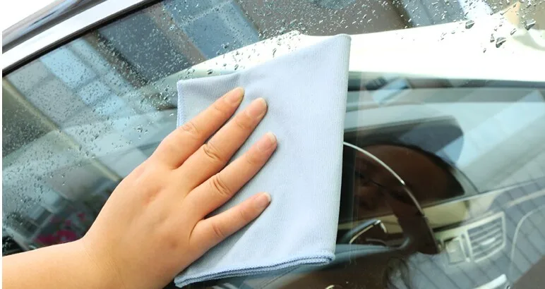 Салфетка из микрофибры без ворса для очистки окон 3 шт.|microfiber glass cloths|glass clothglass