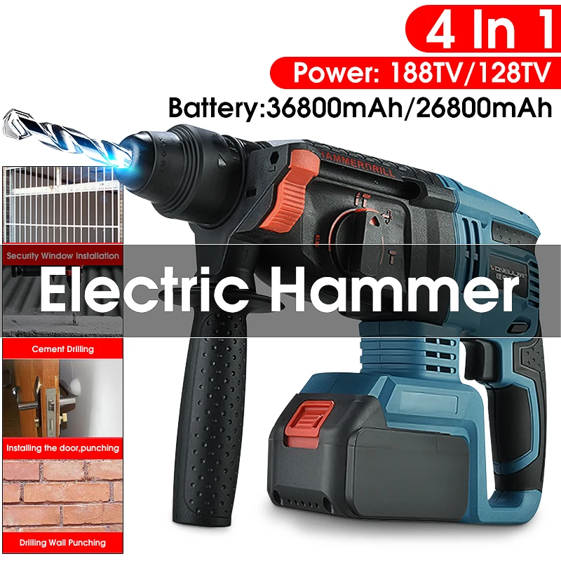 100 240V 3 in 1 Multifunction Rechargeable Cordless Brushless Electric