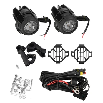 

1 Set 12-24V 40W Motorcycle Light Assembly Fog Lights LED Auxiliary Driving Lamp for BMW R1200GS adv F800GS F700GS F650gs