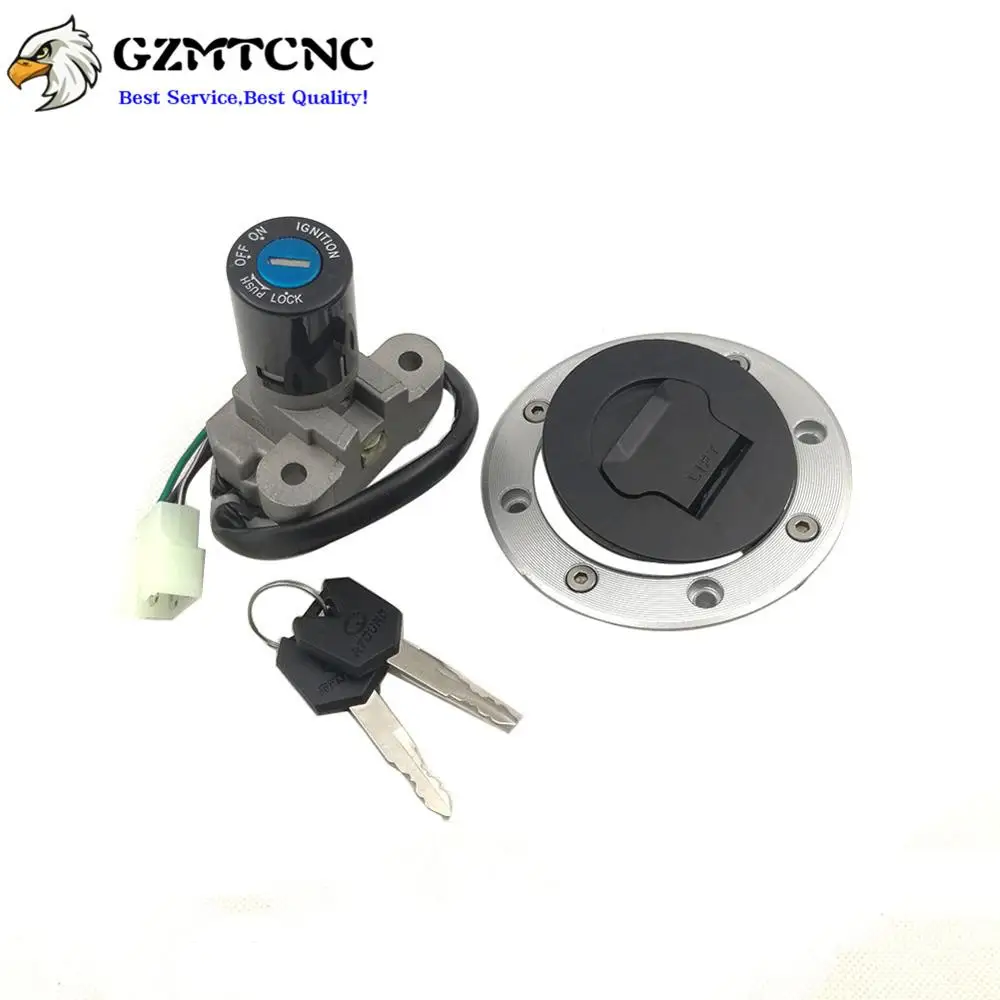 

Ignition Switch start Lock Fuel Gas Tank Cap w/ Keys for Suzuki RGV250 GS500 GS600F SV650 TL1000R GSXR1000 K1 GSF1200 GSX1300R