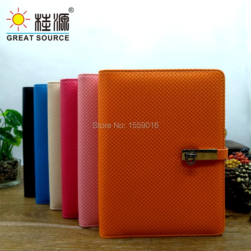 

A5 Notebook Binder Agenda With 2019 Calendar Notepad Ziplock Pocket Colorful Stickers and Sticky Note
