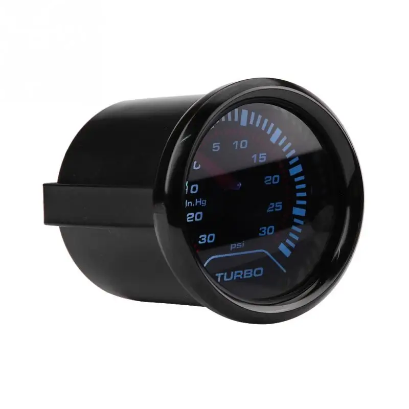 

Universal 52mm Car Smoke Dial Face Turbo Boost Turbocharged Pressure Gauge Turbo Boost Controller araba aksesuar automobiles
