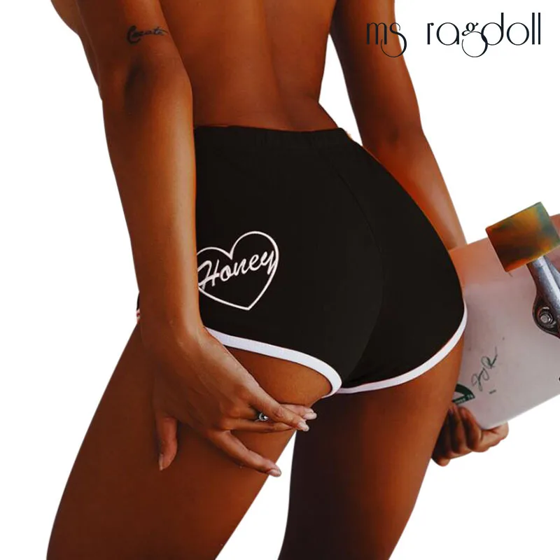 

Women Yuga Letter Shorts Sporting Clothes High Waist Push Hips Shorts Women Ladies Short Pants Quick Dry Fitness Yuga Shorts