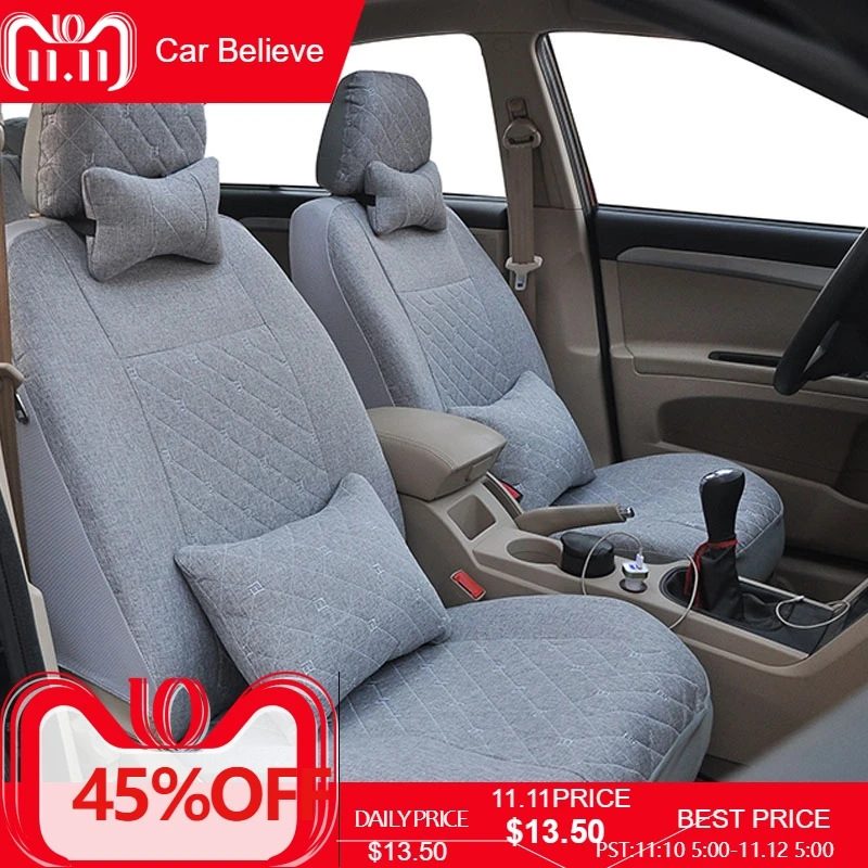 

Car Believe car seat cover For nissan qashqai j10 almera n16 note x-trail t31 patrol y61 juke leaf teana cover for vehicle seats