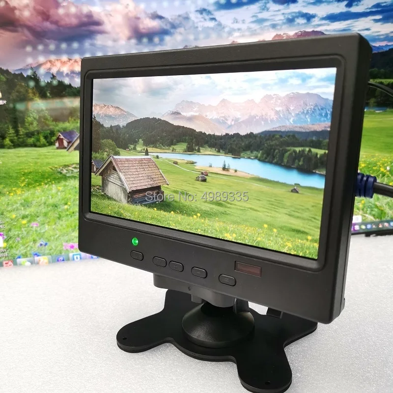 7 inch monitor monitor PS4 Raspberry Pi HDMI vgav for1024x600ips