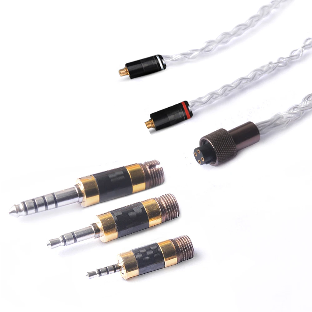 Okscc удивительный штекер MMCX кабель для обновления интерфейса 2 5 мм/4 4 мм Баланс