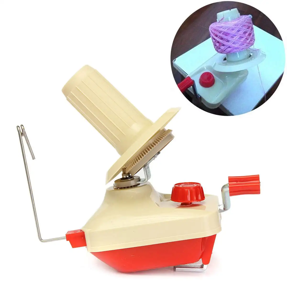 

Household Swift Yarn Fiber String Ball Wool Winder Holder Winder Fiber Wool Craft Tool Hand Operated Cable Winder Machine