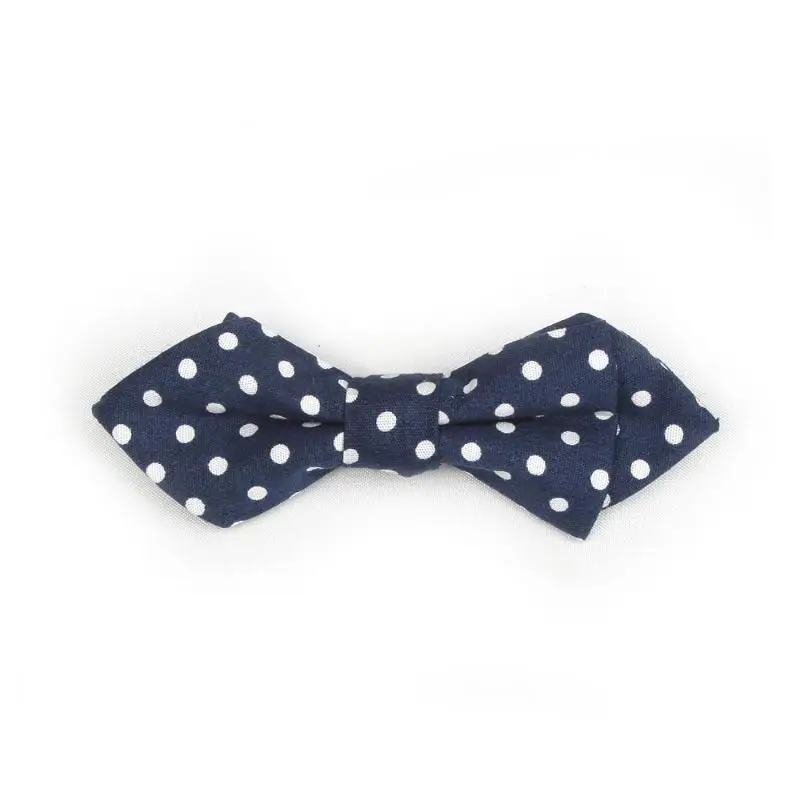Dot Cotton Bow ties Pin Kids boys tie baby bowties Children necktie brooch Butterflies
