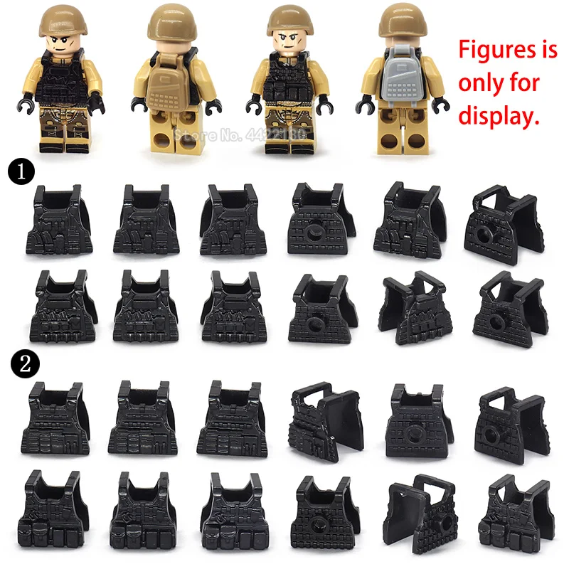 with Legoinglys Building Blocks Figures Armor Equipment Weapon Match
Military World War 2 Force Special Police Gift For Children Price $3.09