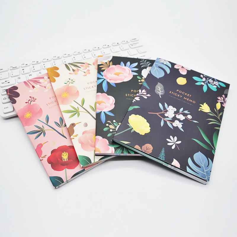 

Beautiful Plant FlowerMemo Pad N Times Sticky Notes Memo Notepad Bookmark Gift Stationery Notes Multi Folding Writing