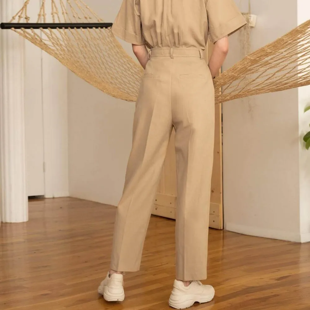 Najtaniej HDY HAODUOYI nowe kombinezony damskie spodnie w stylu przystojny wysokiej talii klasyczne spodnie damskie Streetwear Office Lady luźne spodnie