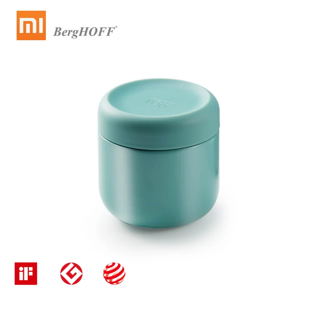 

Xiaomi Mijia BergHOFF Insulation Tank 350/500ml Stainless Steel Braised Beaker 6h Thermos Food Container Multi-Purpose Mini Pot