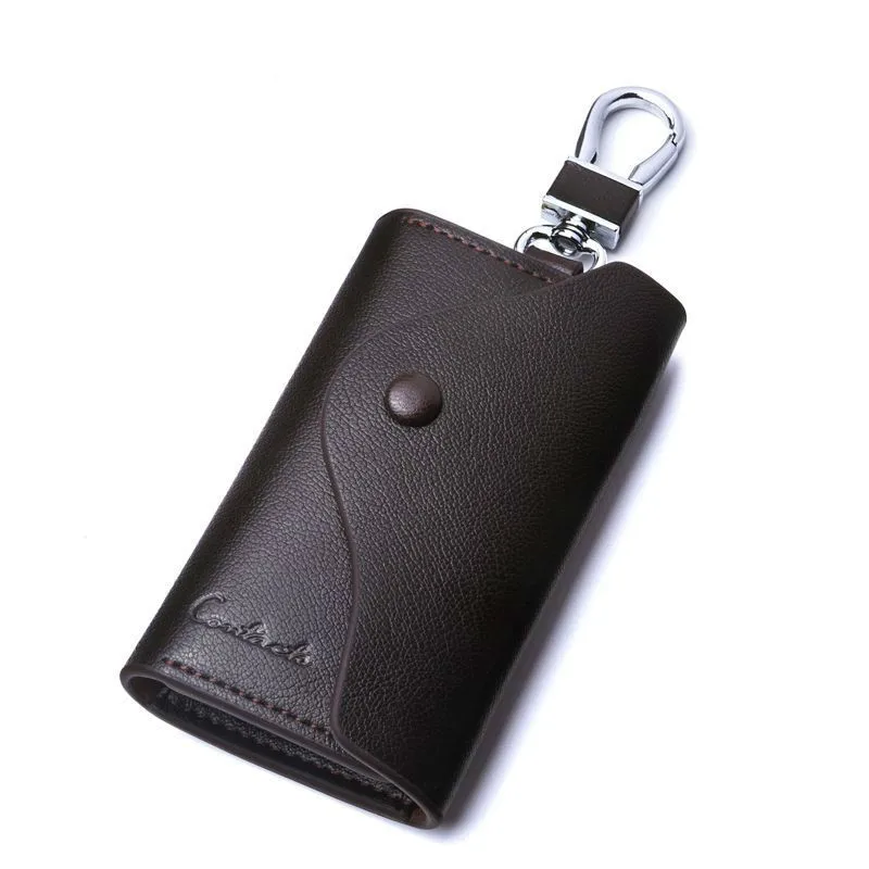 

New Fashion Product Genuine Leather Key Package Factory Cowhide high quality Customized Men And Women Key Buckle Free shipping