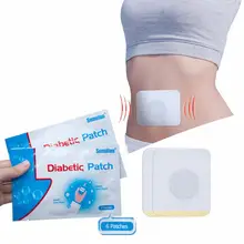 6pcs/1 Set Diabetes Patch Diabetic Patch Control Blood Sugar Plaster Natural Herbs Reduce High Blood Sugar Sticker Repair Patch