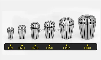 

13PCS High Precision ER20 Cylinder Clamp 1-13mm Carving Machine chuck Accessories Spring CNC Jacket Milling Cutter chuck