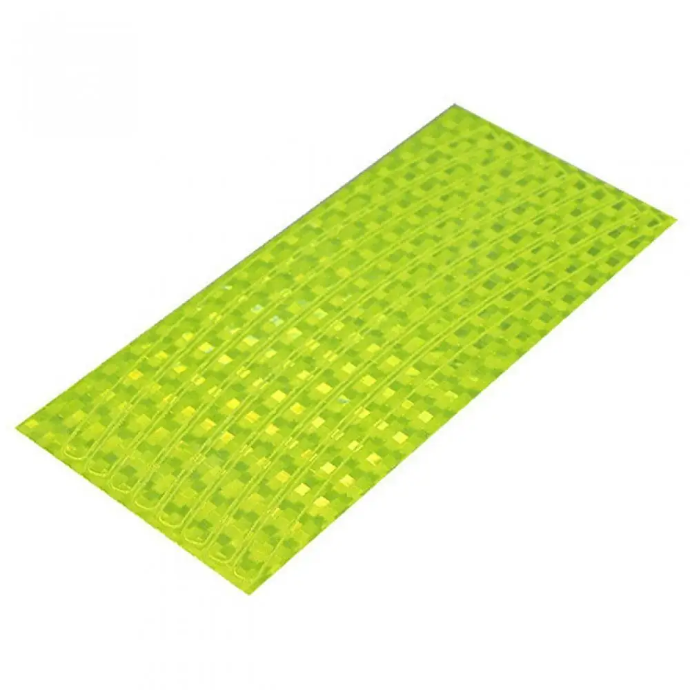 Pegatinas reflectantes motocicleta bicicleta Reflector bicicleta ciclismo rueda de seguridad cinta adhesiva fluorescente impermeable 21*0,8 cm