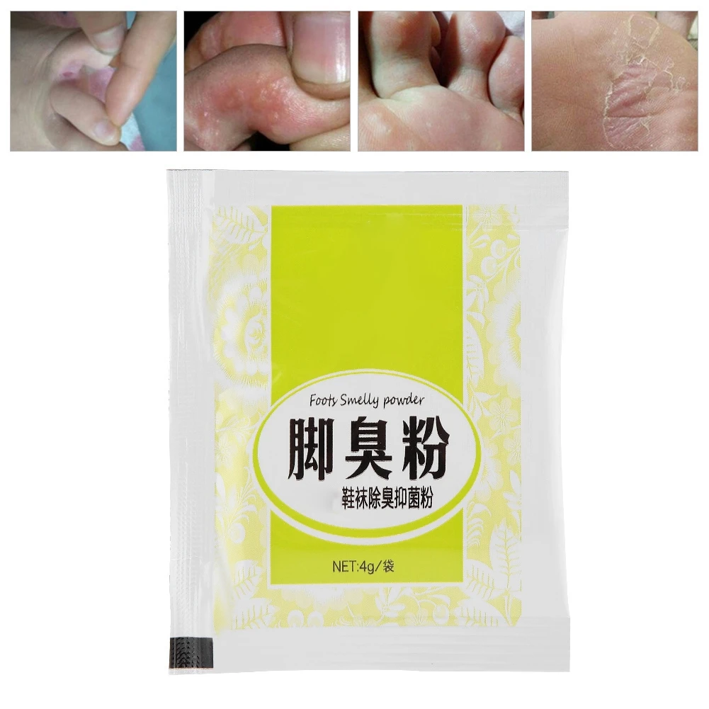 Foot Odor Sweat Itching Bacteria Treatment Smelly Feet Powder Healthy Skin Care Foot Odor