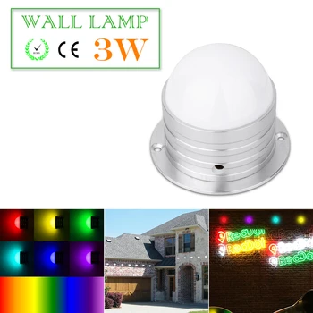 

3W LED Wall Lamp Porch Lights Modern Waterproof for Plaza Doorway Garden KTV Bar Restaurant Outdoor Lighting AC 110V 220V