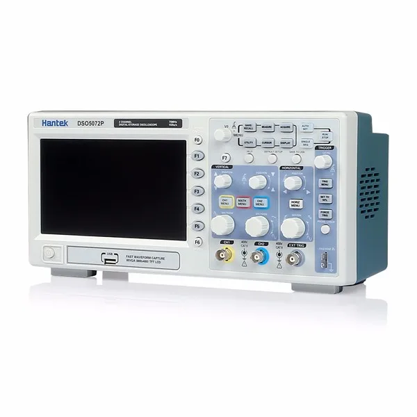 Цифровой осциллограф Hantek DSO5072P 70 МГц 2 канала 1 Гвыб/с 7 дюймовый TFT ЖК