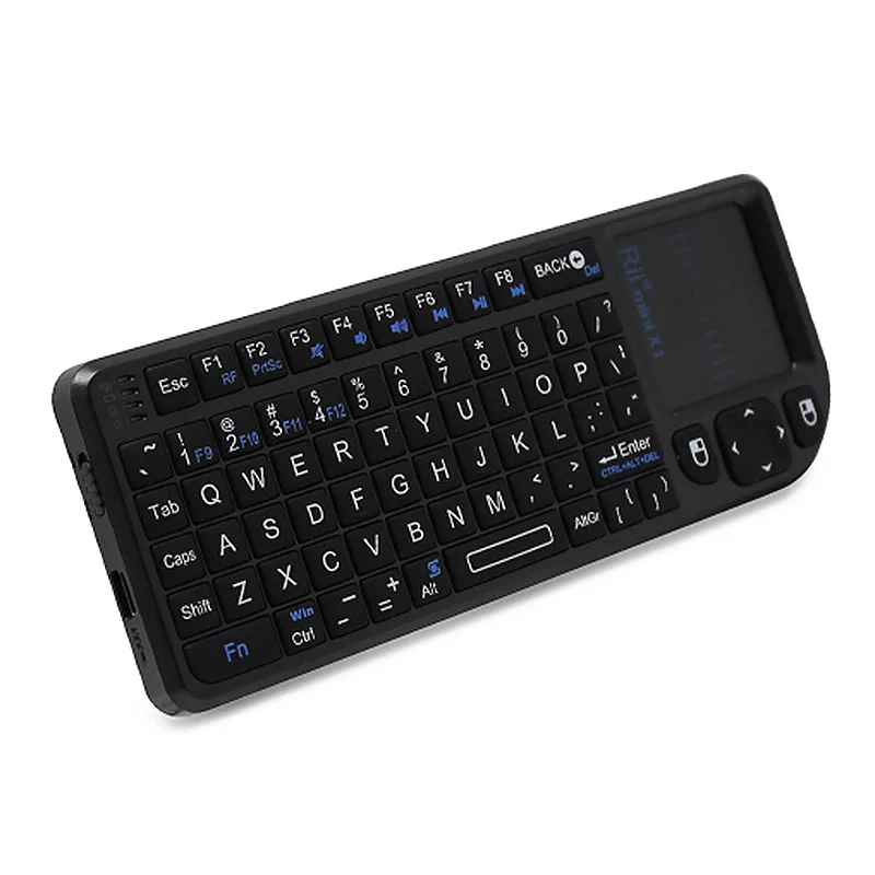 Мини X1 Беспроводная клавиатура мышь для сенсорной панели ноутбука Smart tv HTPC Android