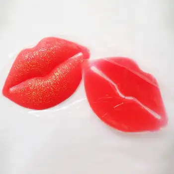 

1 Pair Sexy Glitter Red Lip Silicone Nipple Cover Invisible Bra Breast Pasties