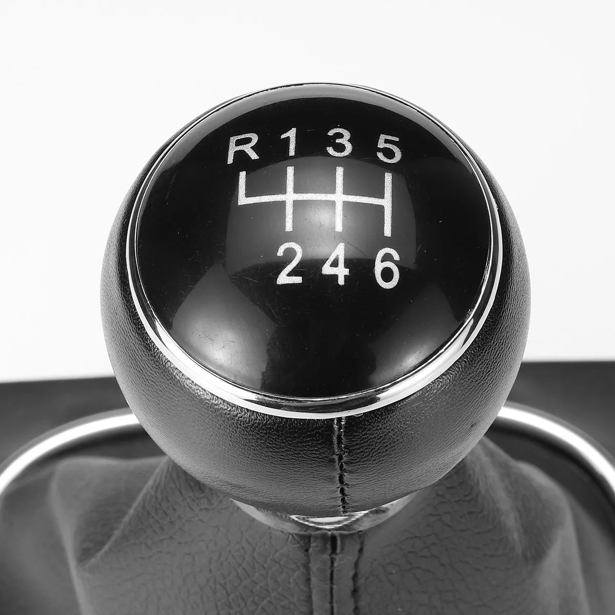 5/6 скоростная кожаная ручка переключения рулевого механизма автомобиля ручки