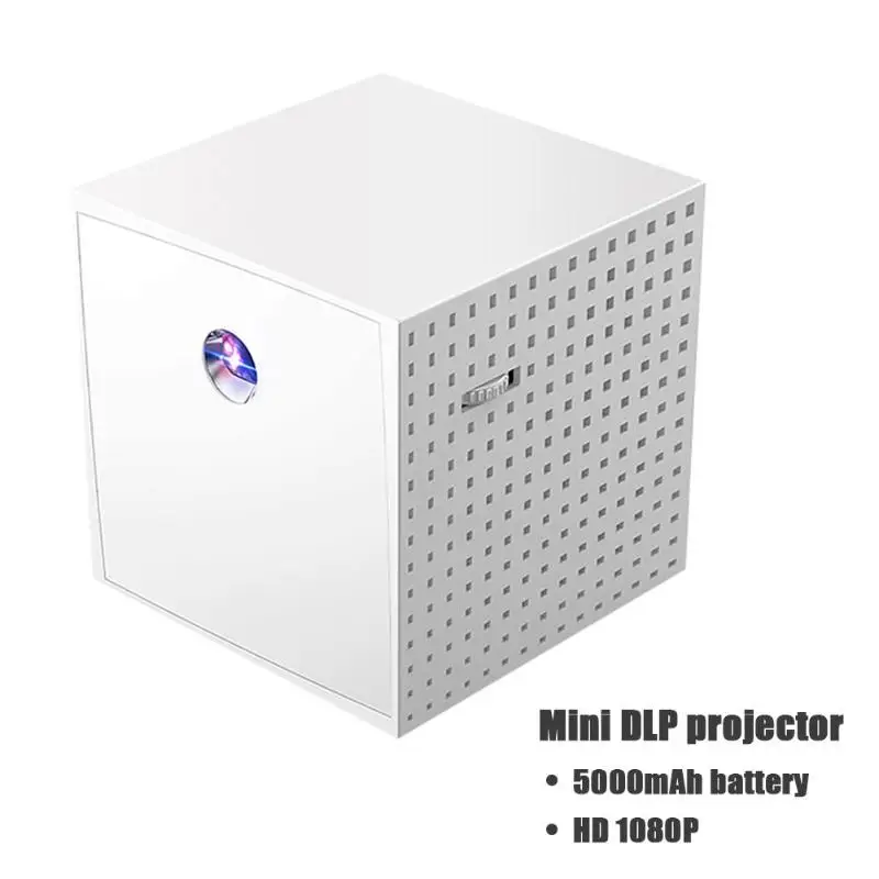 

S201 Portable Mini DLP Projector HD 1080P Home Movie Video Theater Same Screen Beamer